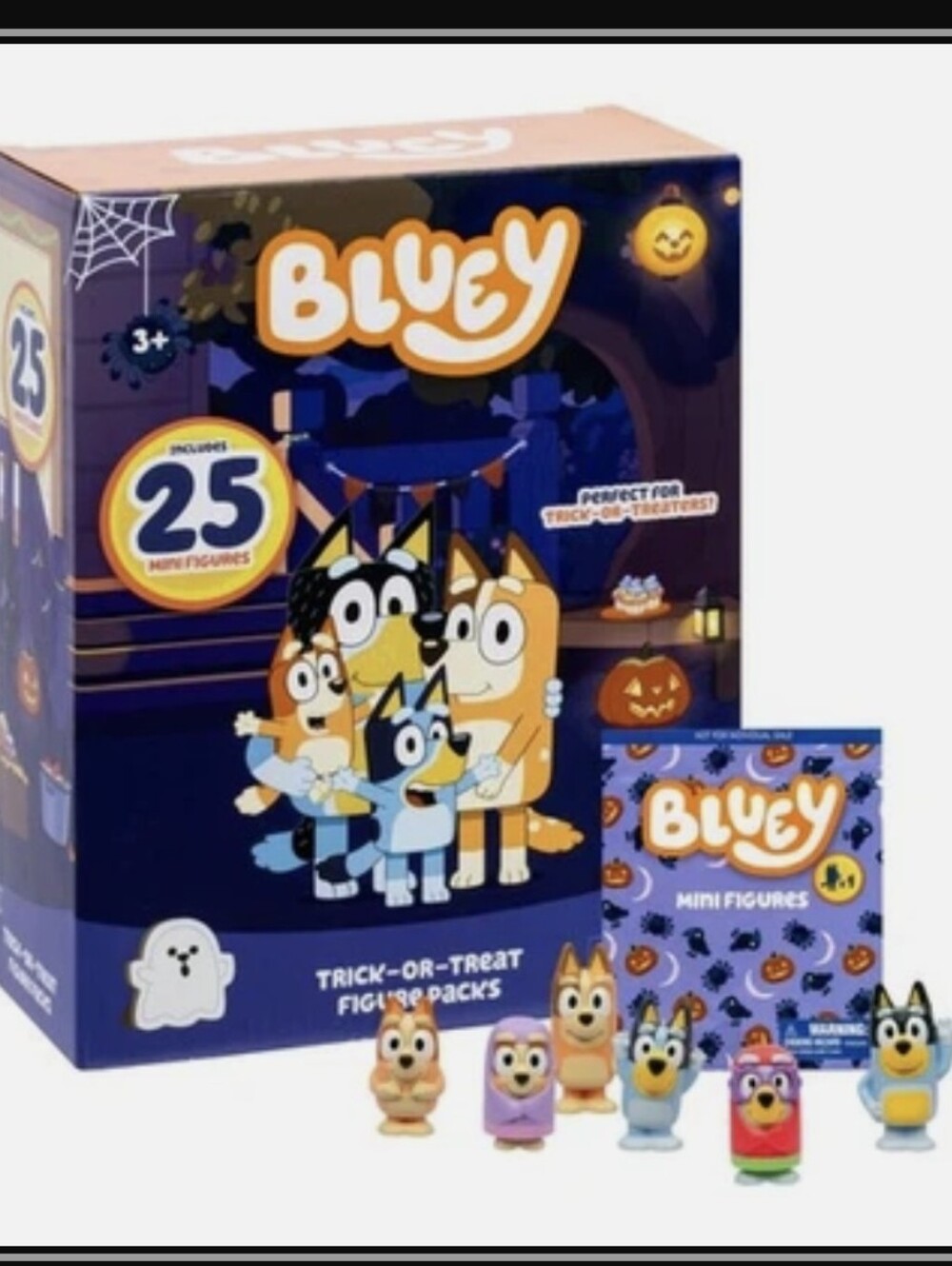 New Bluey Halloween Trick-or-Treat Figure Pack manufactured by Moose Toys